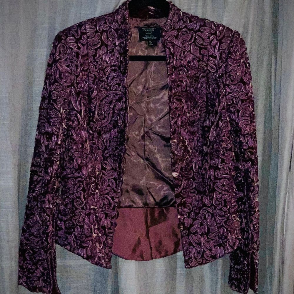 Carmen Mark Valvo Collection Gorgeous Jacket - Picture 3 of 10